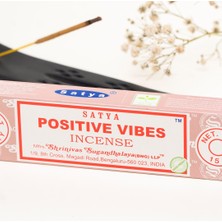 Satya Positive Vibes Aromalı El Yapımı Masala Çubuk Tütsü