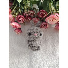 Trendo Gurumi Amigurumi Oyuncak Tavşan Anahtarlık 1 Adet (6 Cm)