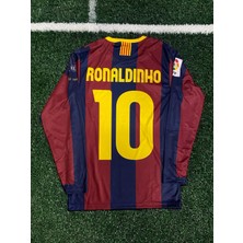 North Stand Nostaljik Barcelona 2009 Ronaldinho Uzun Kollu Forma