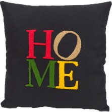 Angel's Collection Home Punch Işlemeli Kırlent Kılıfı Tekli