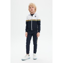 Bikkembergs BG Store Erkek Çocuk Beyaz Eşofman Üstü 23Ss0Bk1529