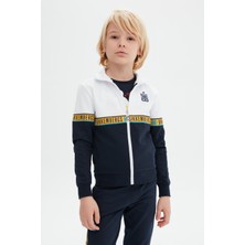 Bikkembergs BG Store Erkek Çocuk Beyaz Eşofman Üstü 23Ss0Bk1529