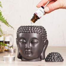 Mitr Beyaz Buddha Temalı Buhurdanlık