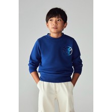 Swatsky Erkek Çocuk Saks Sweatshirt 23FW0SW1581