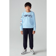 Swatsky Erkek Çocuk Açık Mavi Sweatshirt 23PFWSW1565