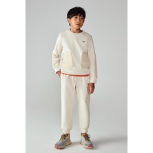 Swatsky Erkek Çocuk Krem Sweatshirt 23FW0SW1580