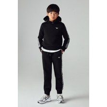 Swatsky Erkek Çocuk Siyah Sweatshirt 23FW0SW1578