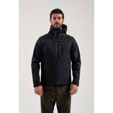 Exuma Erkek Siyah Softshell Mont 2311100