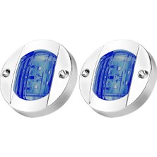 Faith 2x DC12V Yuvarlak Deniz Tekne LED Iç Aydınlatma Işıkları Kabin Güverte Kıç 6 LED (Yurt Dışından)