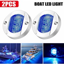 Faith 2x DC12V Yuvarlak Deniz Tekne LED Iç Aydınlatma Işıkları Kabin Güverte Kıç 6 LED (Yurt Dışından)