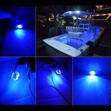 Faith 2x DC12V Yuvarlak Deniz Tekne LED Iç Aydınlatma Işıkları Kabin Güverte Kıç 6 LED (Yurt Dışından)