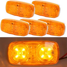 Faith 5x Amber LED Camper Dış Işıklar Rv Römork Işaret Işıkları (Yurt Dışından)