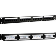 Expotech EX-CAT6P24 24 Lü Utp Cat6 Patch Panel