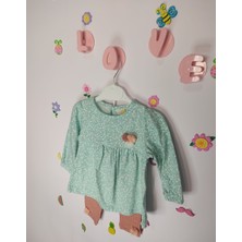Minische Store Kız Çocuk Ponponlu Bluz- Tayt Takım