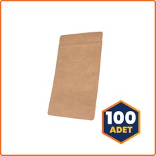 Food Pack Doypack Alüminyum Kraft 16X27 cm - 100 Adet
