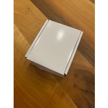 Magicway E-Ticaret Takı Aksesuar Kolye Bileklik 10ADET Kapaklı Kargo Kutusu Beyaz Parlak Selefonlu 9X12X4CM