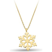 ÇGK KUYUMCULUK Kar Tanesi Altın Kolye KLYCGK157