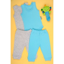 Bebe Tospik Pamuklu Yumuşak Kız - Erkek Bebek 2/'Li Takım