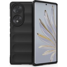 Microcase Honor 70 Miami Serisi Darbeye Dayanıklı Silikon Kılıf - AL3420 (Koyu Gri)