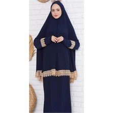 Alluring Namaz Kıyafetleri 2 Parç Dantelli