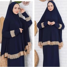 Alluring Namaz Kıyafetleri 2 Parç Dantelli