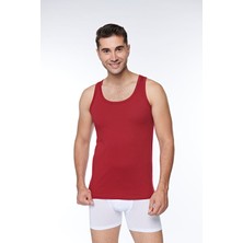 Fsm1453  Erkek Pamuklu Süprem Penye Renkli Atlet 6'lı - 407