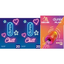 Durex Manuel Mastürbatör + Durex Chill Prezervatif 40lı