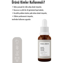 Maru.derm Night Repair Gece Onarıcı Cilt Bakım Serumu 30 ml