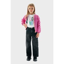 Tyess Bg Store Kız Çocuk Lila Ceket 23PFWTJ4701