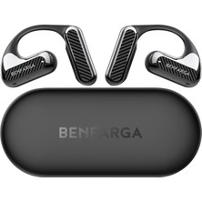 Benfarga Orchestra Open-Ear Bluetooth Kablosuz Kulaklık Siyah, 50 Saat Oynatma Süresi, ENC, Uzamsal Ses, IOS ve Android uyumlu