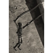 CAPO By Aytaç Yamaç Denizci Tarzı Kurukafa Ayarlanabilir Zincirli Kolye