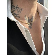 CAPO By Aytaç Yamaç Altın Kutu Zincir Kolye Paslanmaz Altın Rengi Çelik Kalınlık 2mm Uzunluk 50CM