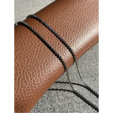 CAPO By Aytaç Yamaç Gümüş Renk 45CM Unisex Link Zincir Çelik Kolye