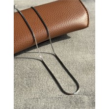 CAPO By Aytaç Yamaç Gümüş Renk 50CM Unisex Link Zincir Çelik Kolye