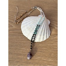 CAPO By Aytaç Yamaç Ametist Doğal Taşlı El Yapımı Çakra Kolye