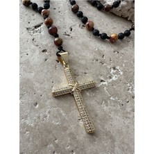 CAPO By Aytaç Yamaç Varisit ve Lav Taşlı Doğal Taş Kolye