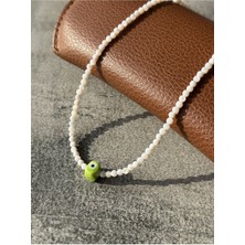 CAPO By Aytaç Yamaç Sedef Taşlı El Yapımı Nazar Boncuklu Choker Kolye