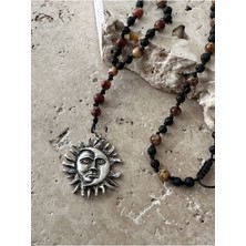 CAPO By Aytaç Yamaç Varisit ve Lav Taşlı Doğal Taş Kolye