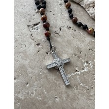 CAPO By Aytaç Yamaç Varisit ve Lav Taşlı Doğal Taş Kolye