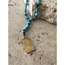 CAPO By Aytaç Yamaç Turkuaz Taşlı Tesbih Kolye