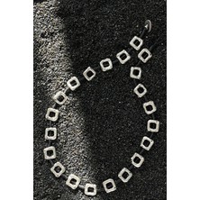 CAPO By Aytaç Yamaç Kare Figürlü Gümüş Kaplama Kolye