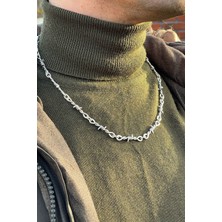 CAPO By Aytaç Yamaç Dikenli Tel Kolye 60CM Gümüş Kaplama Erkek Kolye