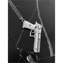 CAPO By Aytaç Yamaç Desert Eagle Kolye Eskitme Gümüş Kaplama