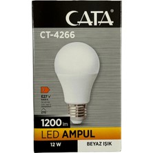 Cata CT-4266 12W 6400K (Beyaz Işık) E27 Duylu LED Ampul