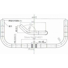 Pengfu Shop Net Stil Ew Yüksek Li Bisiklet Yol Gidon Bükülmüş Çubuk Yarış Boğa Gidon Tek Hızlı Sabit Dişli Fixie Bisiklet Parçası 25.4 (Yurt Dışından)