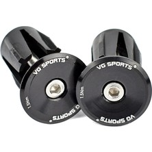 Pengfu Shop Siyah Stil Vg Spor Seatpost Montaj Halkası Bisiklet Aksesuarları 2x Bisiklet Bisiklet Kavrama Çubuğu Fiş Caps Mtb Yol Bisikleti Gidon Stoper (Yurt Dışından)