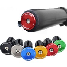 Pengfu Shop Siyah Stil Vg Spor Seatpost Montaj Halkası Bisiklet Aksesuarları 2x Bisiklet Bisiklet Kavrama Çubuğu Fiş Caps Mtb Yol Bisikleti Gidon Stoper (Yurt Dışından)