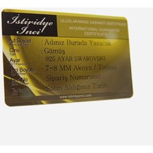 İstiridye İnci gerçek İstiridyede Beyaz Taşlı Sonsuz Tutku İnci Kolye Seti Aaa Kalite Akoya