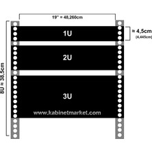 Vatpan 3u 19" Kapama Paneli