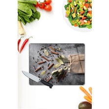 Aylina Mutfak | Cam Kesme Tahtası |  25 x 35 cm